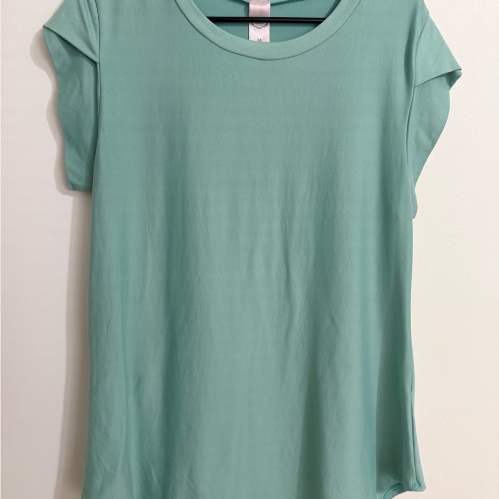 Casual Seafoam Short Sleeve Tee